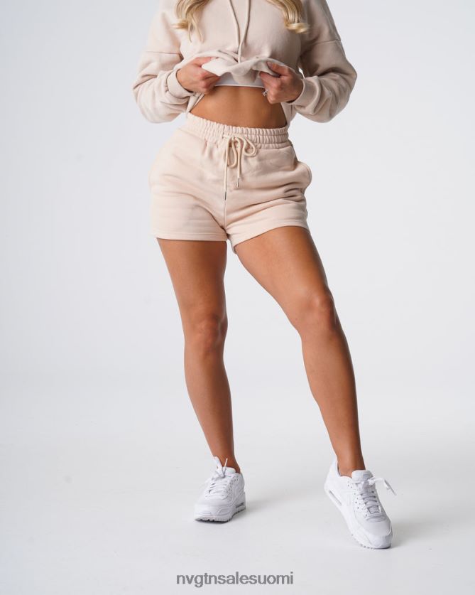88266D740 beige elämäntapa NVGTN naiset välttämättömät lounge-shortsit