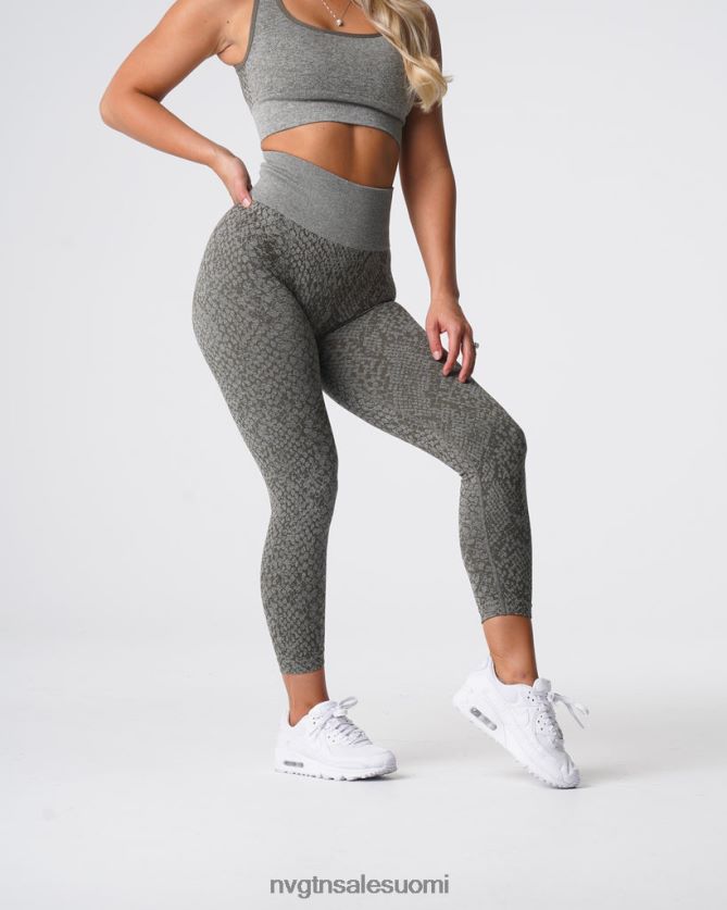 88266D686 khakin vihreä kunto NVGTN naiset käärmeennahkaiset saumattomat leggingsit