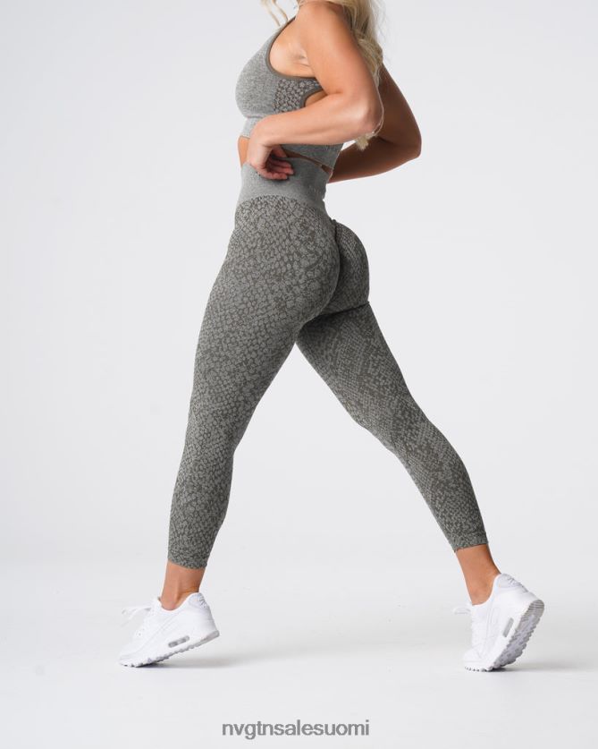 88266D686 khakin vihreä kunto NVGTN naiset käärmeennahkaiset saumattomat leggingsit