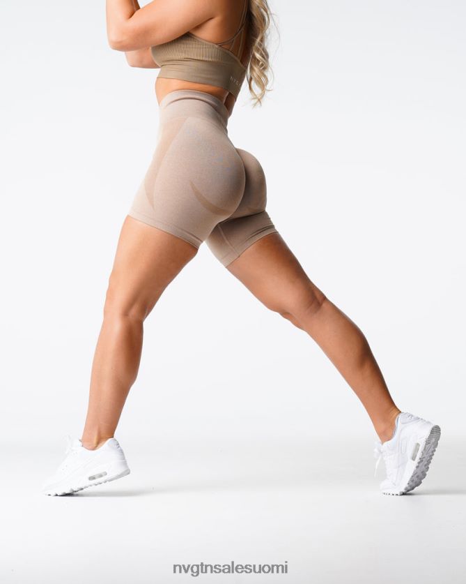 88266D342 beige kunto NVGTN naiset ääriviivat saumattomat shortsit