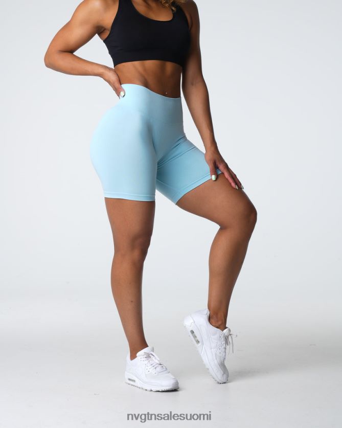 88266D360 pastellinsininen kunto NVGTN naiset Pro saumattomat shortsit