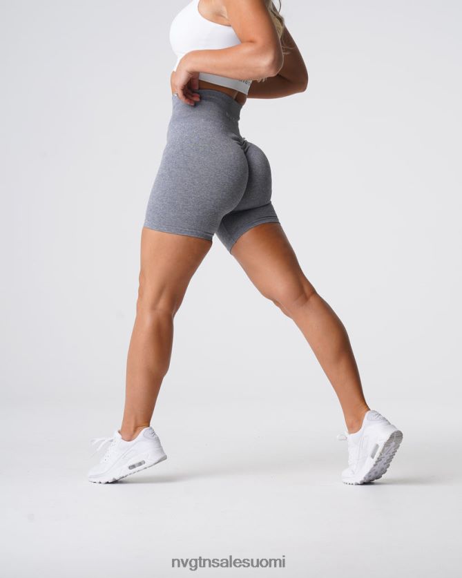 88266D394 harmaa kunto NVGTN naiset saumattomat scrunch shortsit