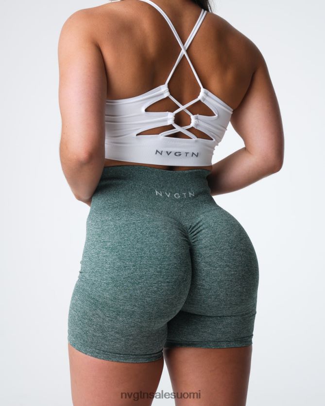 88266D398 metsänvihreä kunto NVGTN naiset saumattomat scrunch shortsit