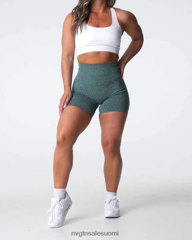 88266D398 metsänvihreä kunto NVGTN naiset saumattomat scrunch shortsit