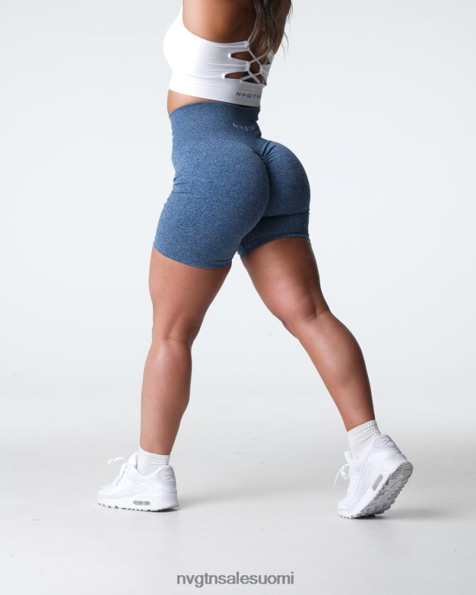 88266D399 liuskekiven sininen kunto NVGTN naiset saumattomat scrunch shortsit
