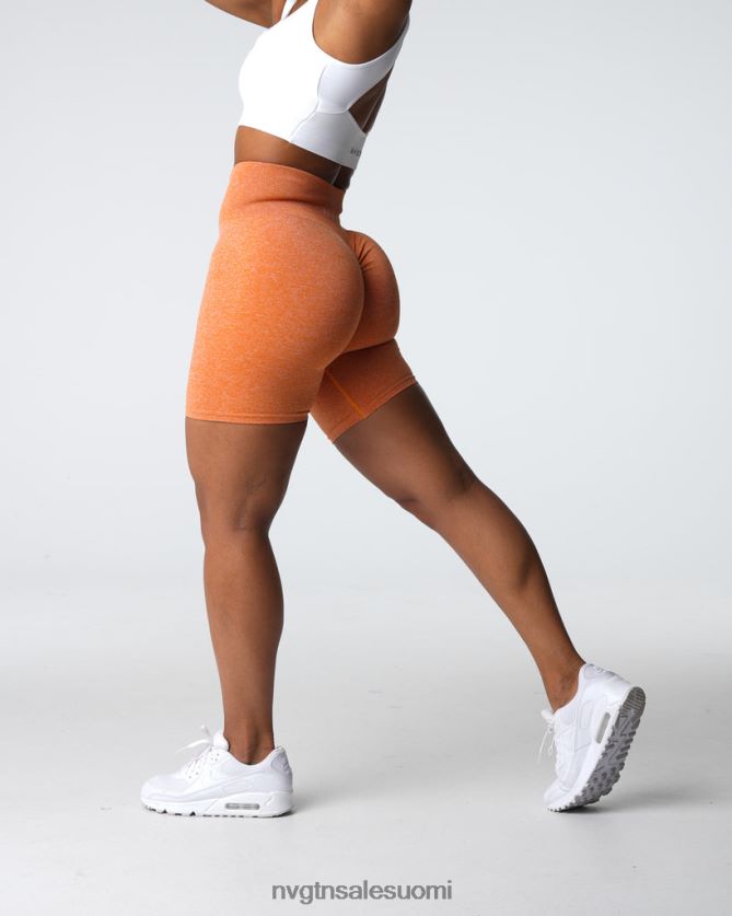 88266D401 poltettu appelsiini kunto NVGTN naiset saumattomat scrunch shortsit