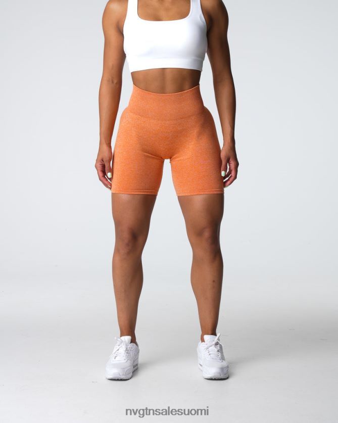 88266D401 poltettu appelsiini kunto NVGTN naiset saumattomat scrunch shortsit