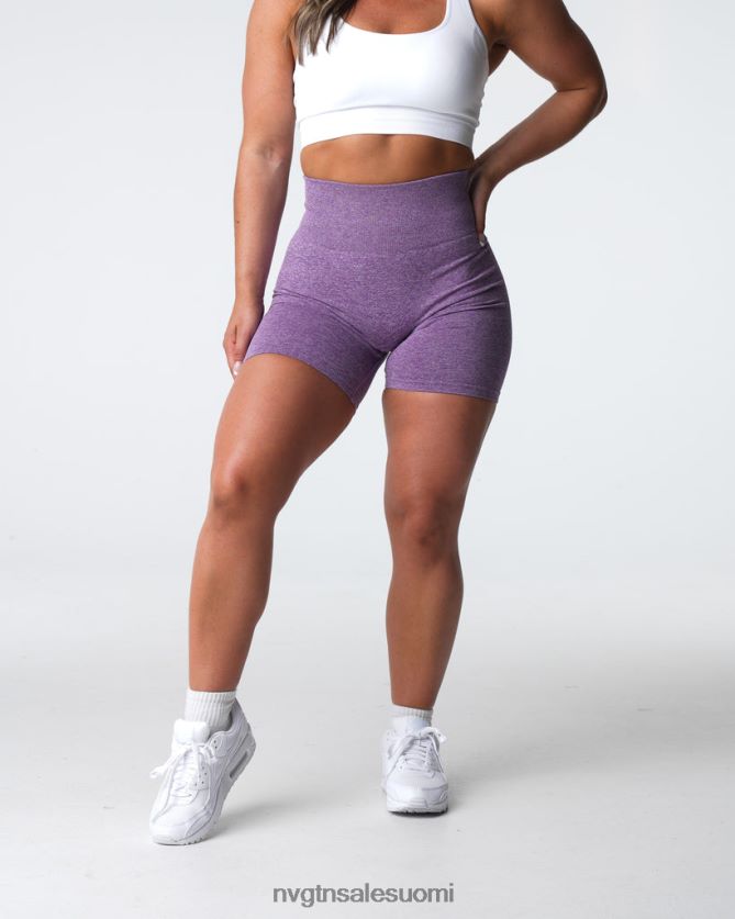 88266D403 violetti kunto NVGTN naiset saumattomat scrunch shortsit