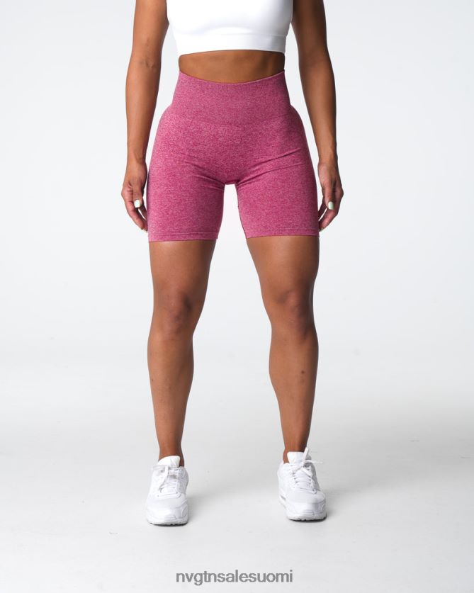 88266D404 karmiininpunainen kunto NVGTN naiset saumattomat scrunch shortsit
