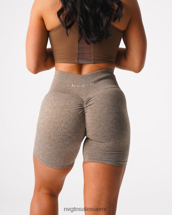 88266D418 mokka kunto NVGTN naiset saumattomat scrunch shortsit