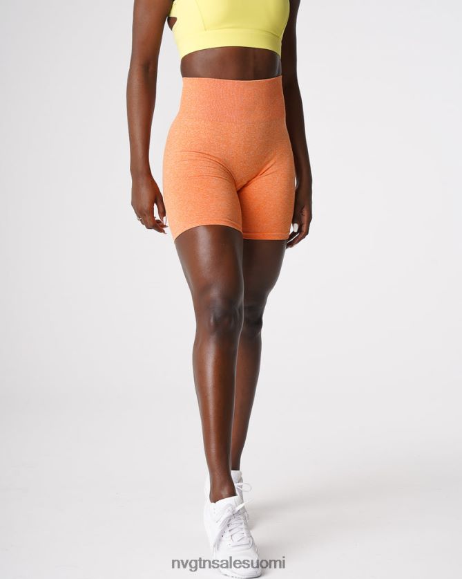88266D419 auringonlaskun oranssi kunto NVGTN naiset saumattomat scrunch shortsit