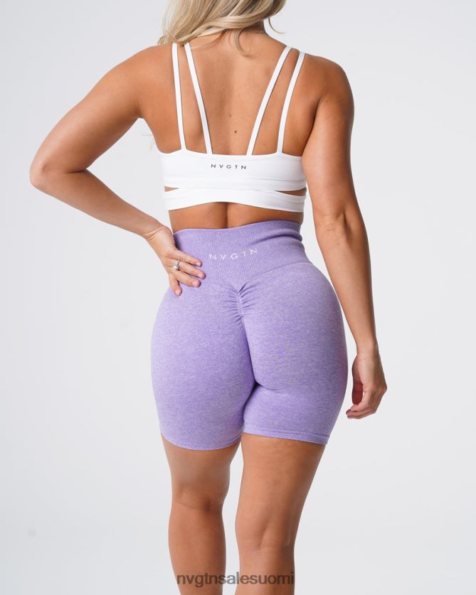 88266D420 liila kunto NVGTN naiset saumattomat scrunch shortsit
