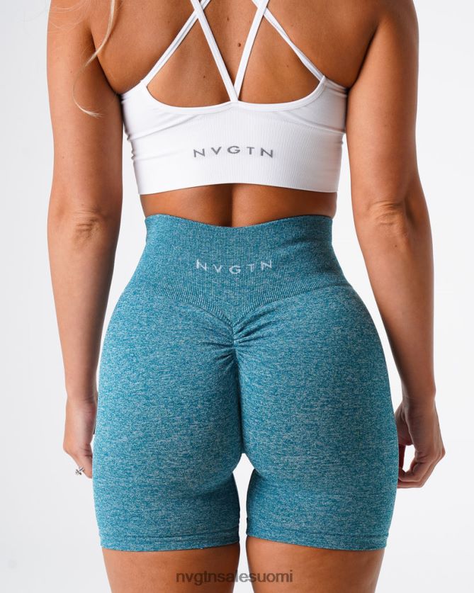 88266D424 sinivihreä kunto NVGTN naiset saumattomat scrunch shortsit