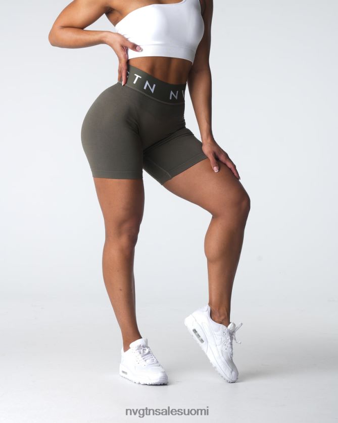 88266D432 oliivi kunto NVGTN naiset urheilulliset saumattomat shortsit