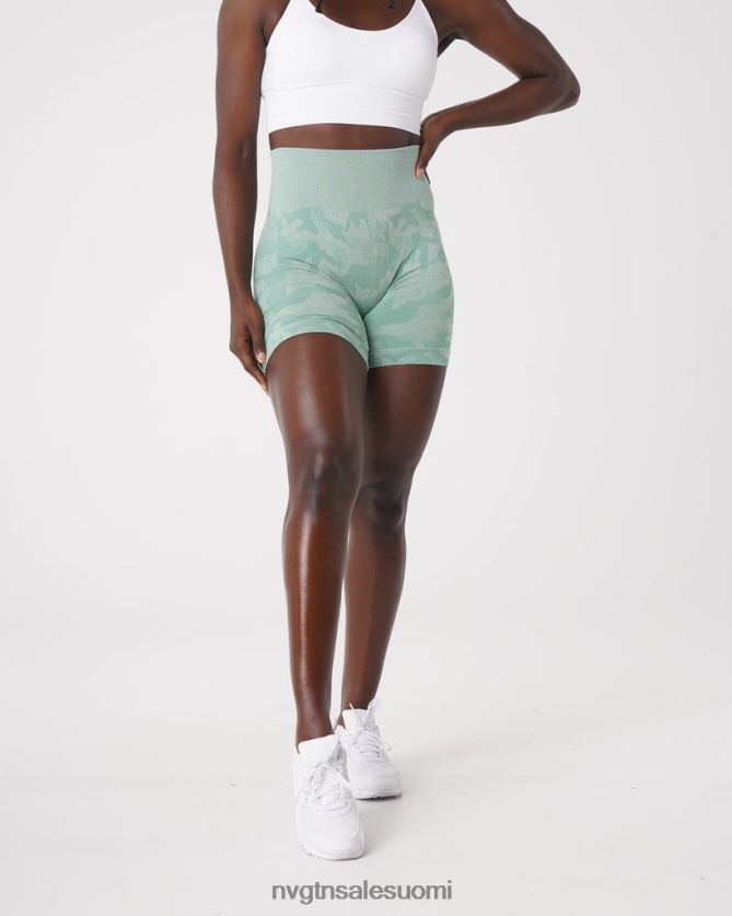 88266D442 salvian vihreä kunto NVGTN naiset camo saumattomat shortsit