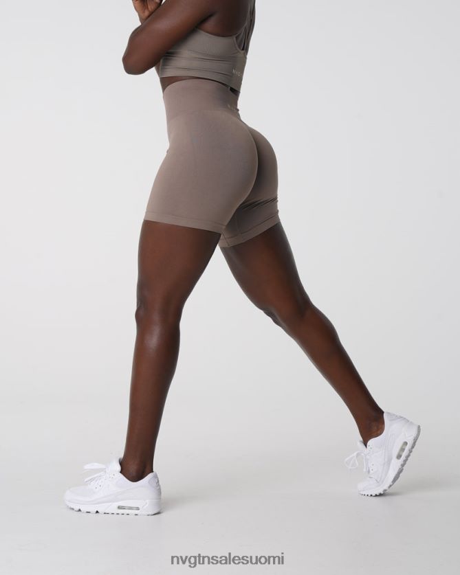 88266D454 taupe kunto NVGTN naiset kiinteät saumattomat shortsit