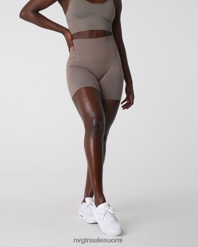 88266D454 taupe kunto NVGTN naiset kiinteät saumattomat shortsit
